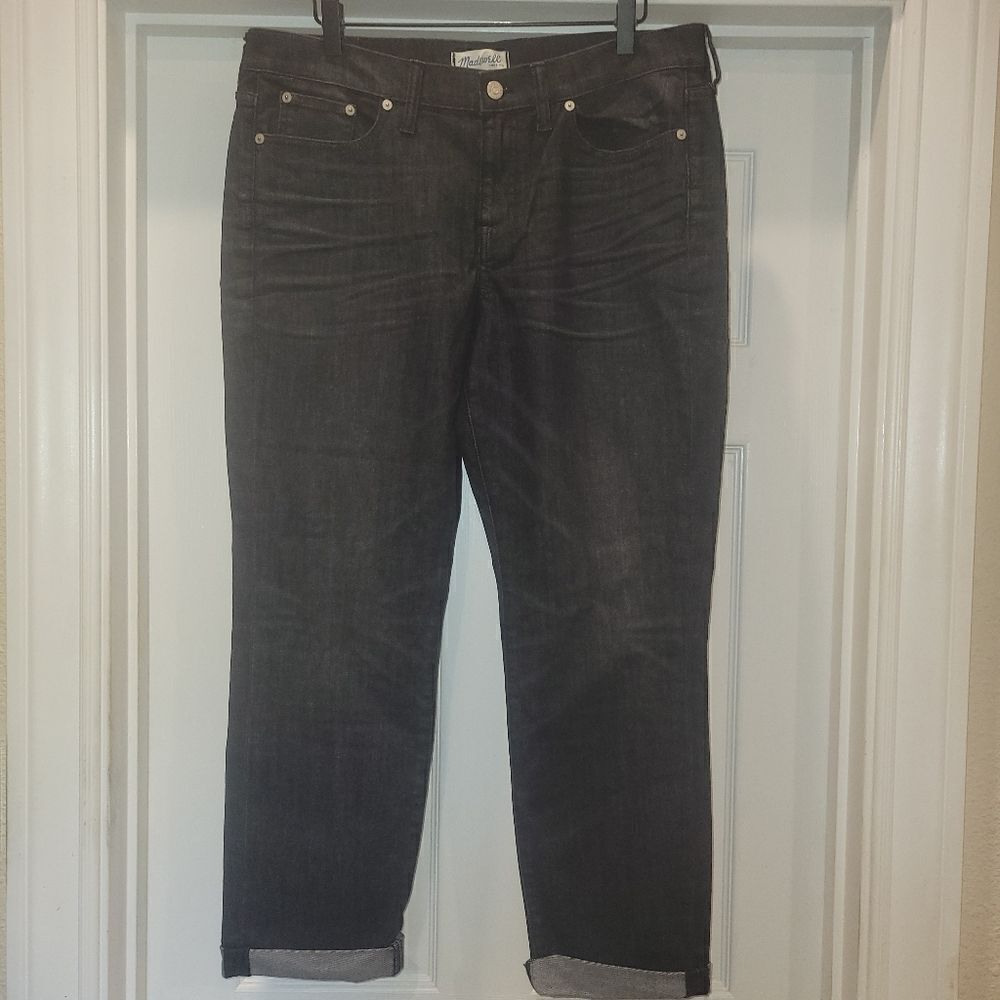 Madewell Slim Boyjean, black size 31